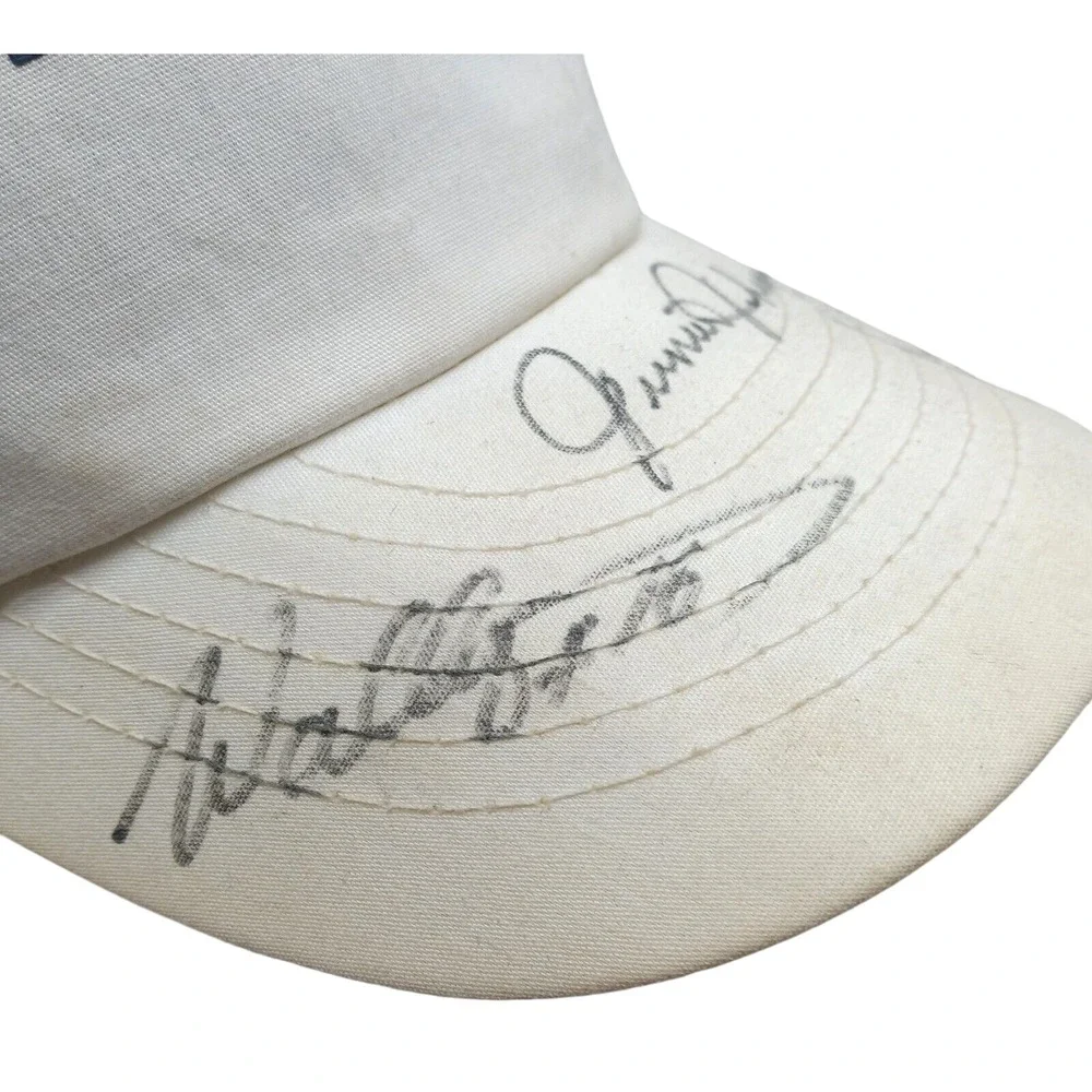 Bowman Motorsports Junior Johnson + Wally Dallenbach Autographed Cap +4 More Sig